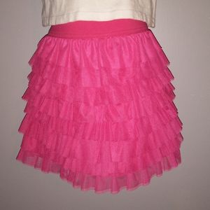 Circo Pink Ruffle Skirt Girls Large 10/12
